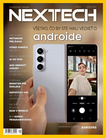 Obálka e-magazínu NEXTECH 9/2023