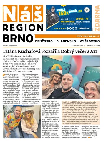 Obálka e-magazínu Náš Region - Brno 41/2023