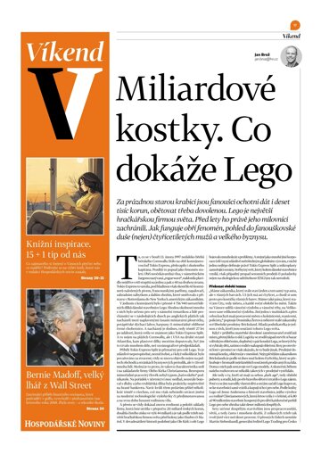 Obálka e-magazínu Hospodářské noviny - příloha Víkend 237 - 8.12.2023 Víkend