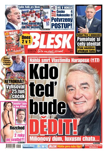 Obálka e-magazínu Blesk 18.5.2024