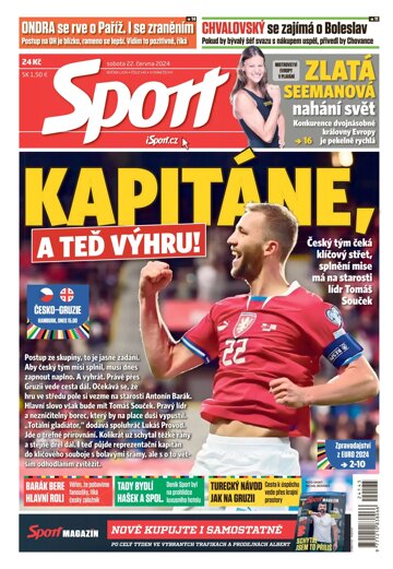 Obálka e-magazínu Sport 22.6.2024
