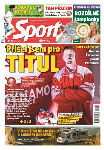 Obálka e-magazínu Sport 16.7.2024