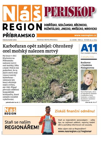 Obálka e-magazínu Náš Region - Příbramsko 22/2025