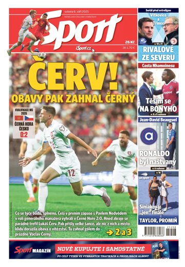 Obálka e-magazínu Sport 6.9.2025
