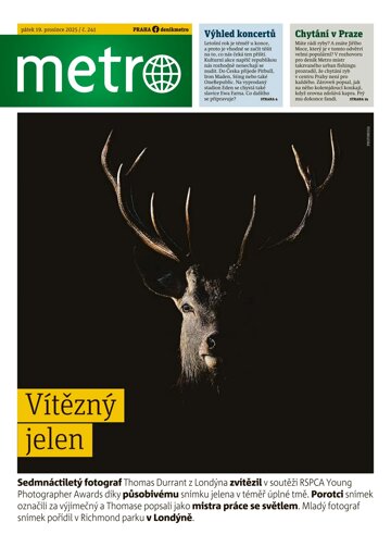 Obálka e-magazínu deník METRO 19.12.2025