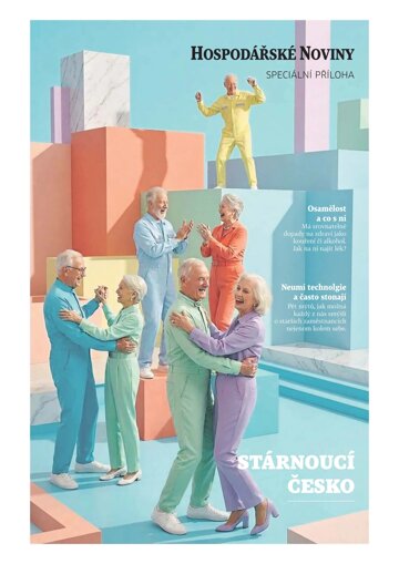 Obálka e-magazínu Hospodářské noviny - příloha 048 - 10.3.2026 Stárnoucí Česko