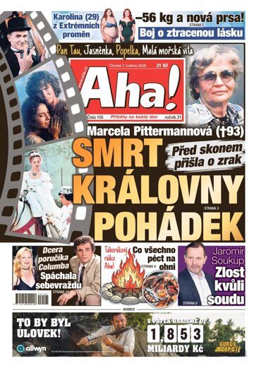 Obálka e-magazínu AHA! 7.5.2026