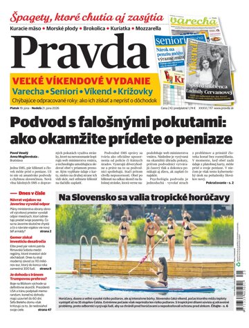 Obálka e-magazínu Pravda 19. 6. 2026