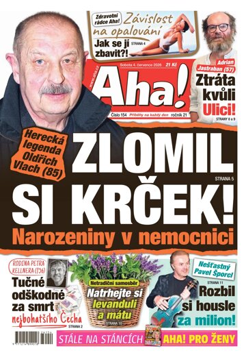 Obálka e-magazínu AHA! 4.7.2026