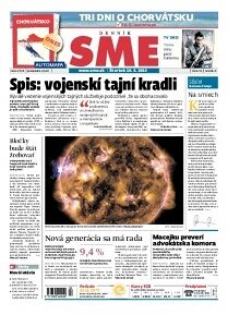 Obálka e-magazínu SME 16.5.2013