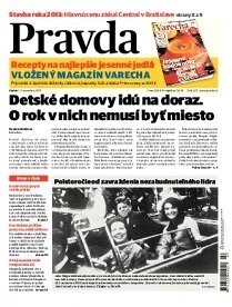 Obálka e-magazínu Pravda 22. 11. 2013