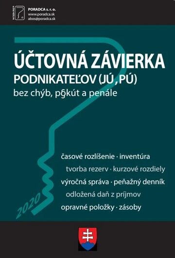 Obálka knihy Účtová závierka v JÚ a PÚ