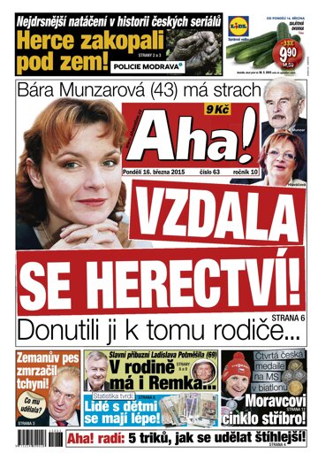 Obálka e-magazínu AHA! 16.3.2015