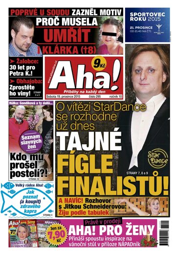 Obálka e-magazínu AHA! 19.12.2015