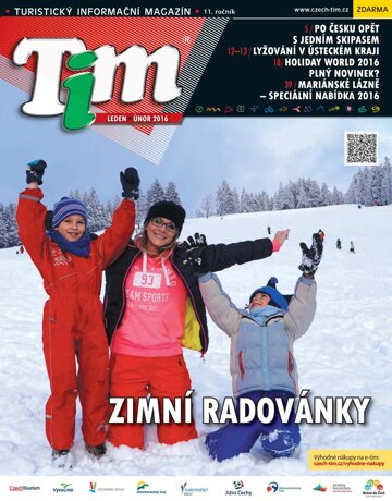 Obálka e-magazínu TIM Magazín - zimní radovánky