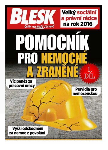 Obálka e-magazínu Pomocník pro nemocné a zraněné