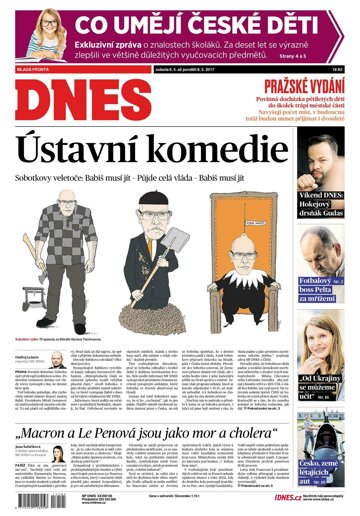 Obálka e-magazínu MF Dnes 6.5.2017