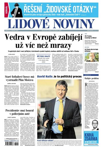 Obálka e-magazínu Lidové noviny 31.5.2017