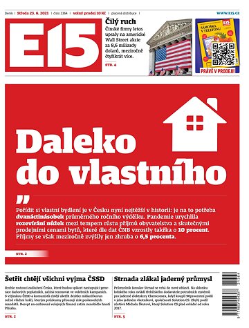 Obálka e-magazínu E15 23.6.2021