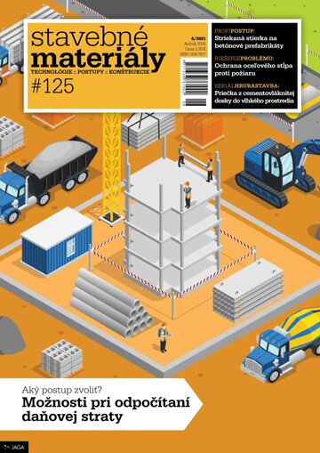 Obálka e-magazínu Stavebné materiály 6/2021