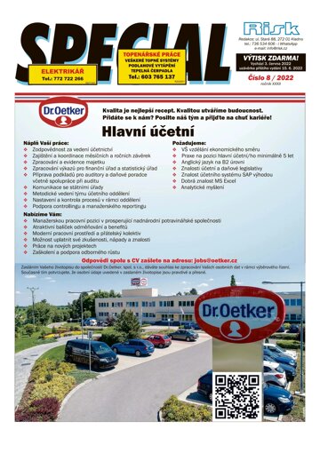 Obálka e-magazínu Special 8/2022