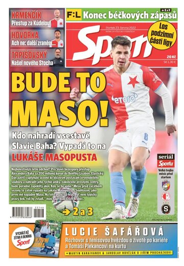 Obálka e-magazínu Sport 23.6.2022