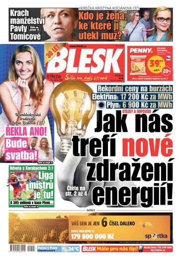 Obálka e-magazínu Blesk 24.8.2022