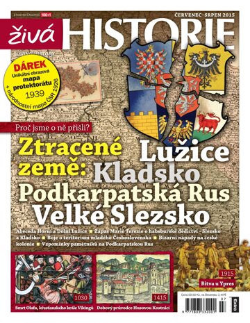 Obálka e-magazínu Živá historie 7-8/2015