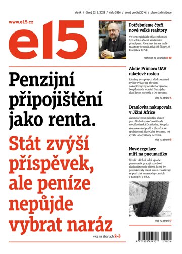 Obálka e-magazínu E15 - 23.5.2023