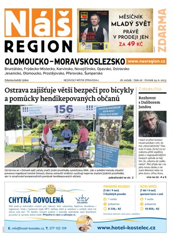 Obálka e-magazínu Náš Region - Olomoucko/Moravskoslezsko 26/2023
