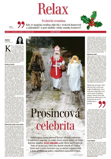 Obálka e-magazínu LN+ Čechy - 2.12.2023