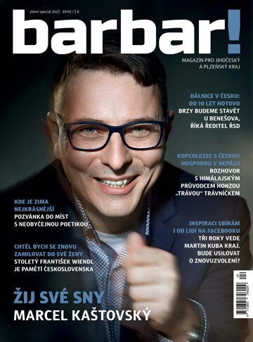 Obálka e-magazínu Barbar! zimní speciál 2023
