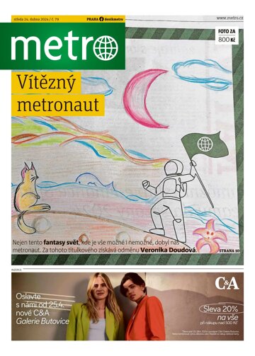 Obálka e-magazínu deník METRO 24.4.2024