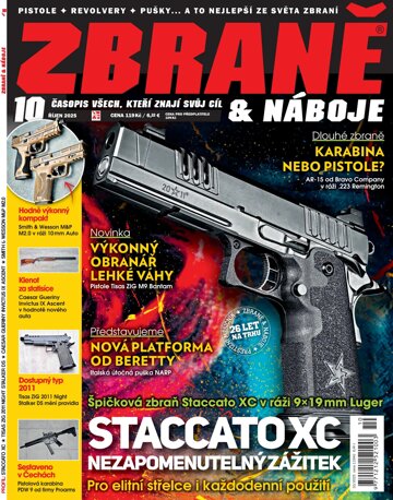 Obálka e-magazínu Zbraně & náboje 10/2025