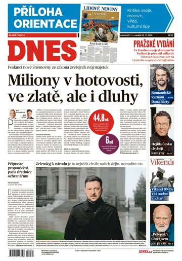 Obálka e-magazínu MF Dnes 22.11.2025