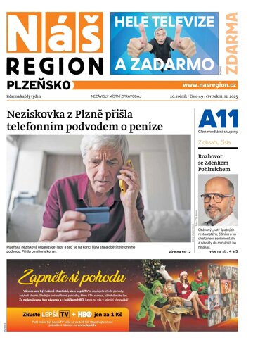 Obálka e-magazínu Náš Region - Plzeňsko 49/2025