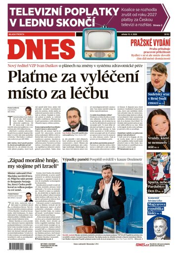 Obálka e-magazínu MF Dnes 15.4.2026