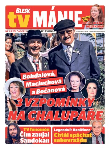 Obálka e-magazínu Blesk Tv manie 18.7.2026