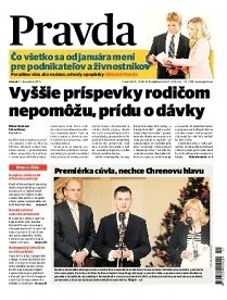Obálka e-magazínu Pravda 21.12.2010