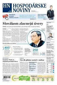 Obálka e-magazínu Hospodárske noviny 15.07.2014