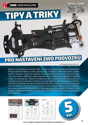 Obálka e-magazínu Tipy a triky pro nastavení 2WD podvozků