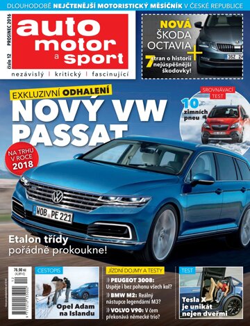Obálka e-magazínu Auto motor a sport 12/2016