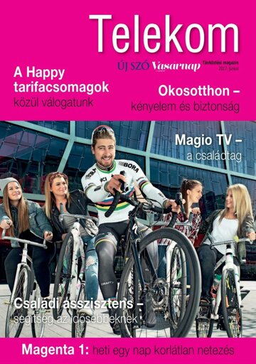 Obálka e-magazínu Új Szó príloha TELEKOM 16/6/2017