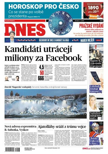 Obálka e-magazínu MF Dnes 4.1.2018