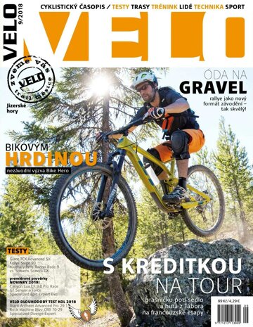 Obálka e-magazínu Velo 9/2018