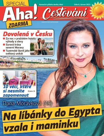 Obálka e-magazínu Příloha AHA! Cestování 6/21 17.6.2021