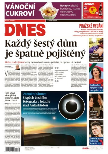 Obálka e-magazínu MF Dnes 6.12.2021