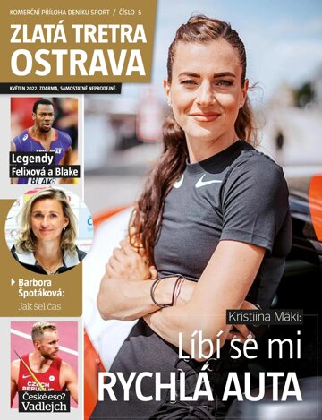 Obálka e-magazínu Příloha Sport Zlatá tretra Ostrava - 30.5.2022