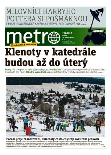 Obálka e-magazínu deník METRO 20.1.2023