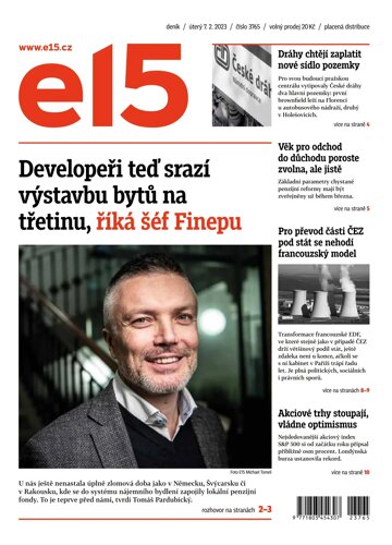 Obálka e-magazínu E15 7.2.2023